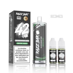 5 Pack de Shisha DL 42K+ 850mAh 20ml / 0.6% - Blackcurrant Mint