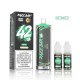 5 Pack de Shisha DL 42K+ 850mAh 20ml / 0.6% - Mint