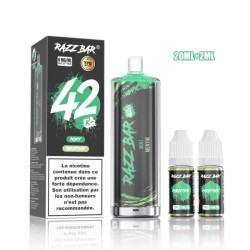 5 Pack de Shisha DL 42K+ 850mAh 20ml / 0.6% - Mint
