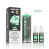 5 Pack de Shisha DL 42K+ 850mAh 20ml / 0.6% - Mint
