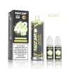 5 Pack de Shisha DL 42K+ 850mAh 20ml / 0.6% - Lemon Fresh Mint