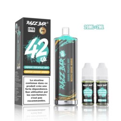 5 Pack de Shisha DL 42K+ 850mAh 20ml / 0.6% - Banana Pineapple Mint