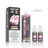 5 Pack de Shisha DL 42K+ 850mAh 20ml / 0.6% - Bubble Gum