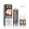 5 Pack de Shisha DL 42K+ 850mAh 20ml / 0.6% - Orange Berry Rum