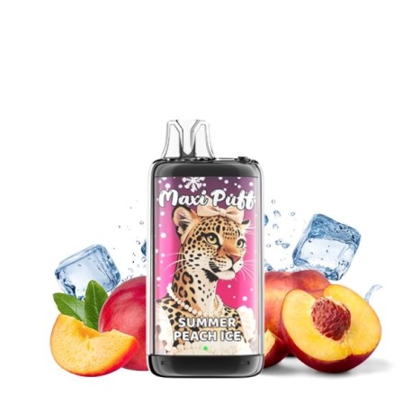 5 Pack de Leopard+ 40K 1100mAh 20ml / 2% - Summer Peach Ice