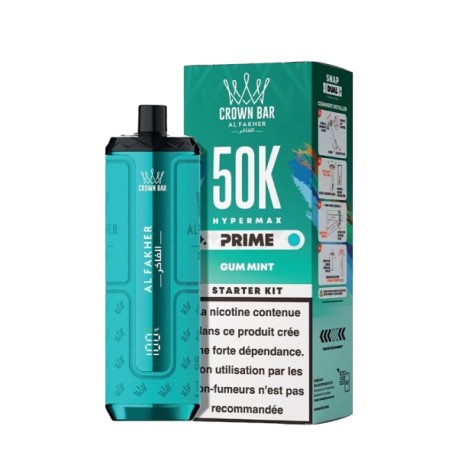 3 Pack de Hypermax Prime 50k 1000mAh 20ml / 6mg - Gum Mint