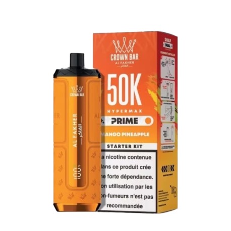 3 Pack de Hypermax Prime 50k 1000mAh 20ml / 6mg - Mango Pineapple