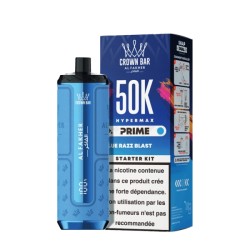 3 Pack de Hypermax Prime 50k 1000mAh 20ml / 6mg - Blue Razz Blast