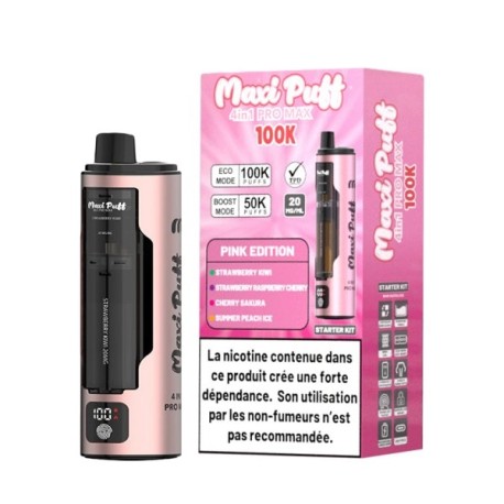 2 Packs de Pro Max 4in1 100k 20mg - Pink Edition