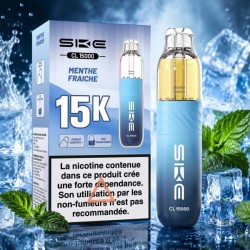 5 Packs de CL15000 15k 1100mAh 2% - Menthe Fraîche