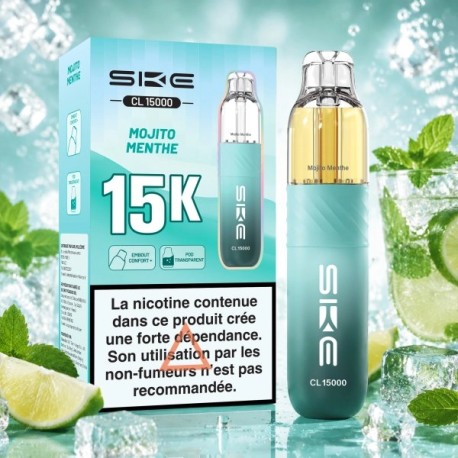 5 Packs de CL15000 15k 1100mAh 2% - Mojito Menthe