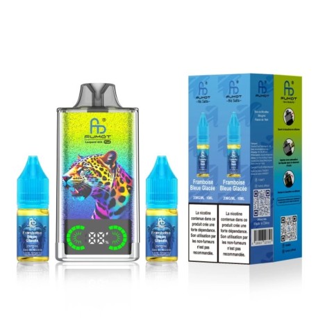 5 Packs de Leopard 40K 20mg - Blue Razz Ice