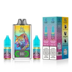 5 Packs de Leopard 40K 20mg - Blueberry Cherry Cranberry