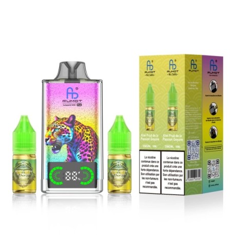 5 Packs de Leopard 40K 20mg - Kiwi Passion Fruit Guava