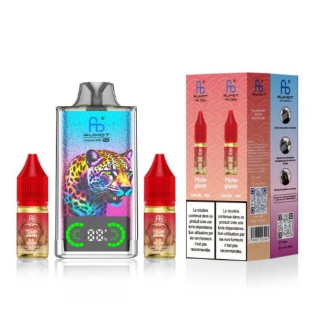 5 Packs de Leopard 40K 20mg - Summer Peach Ice