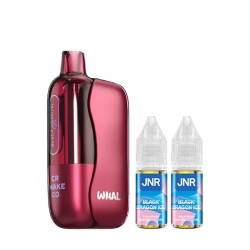 5 Packs de Whale 38K 1000mAh 20ml / 2% - Black Dragon Ice