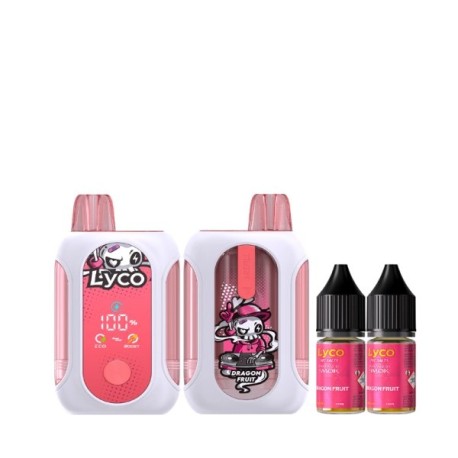 5 Packs de Lyco Mini Box 80K 1000mAh 2% - Dragon Fruit