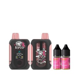 5 Packs de Lyco Mini Box 80K 1000mAh 2% - Strawberry Kiwi