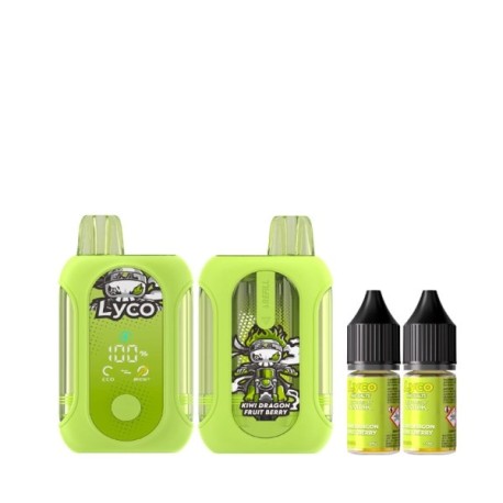 5 Packs de Lyco Mini Box 80K 1000mAh 2% - Kiwi Dragon Fruit Berry