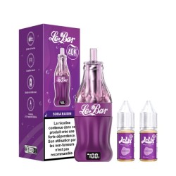 5 Packs de LeBar Starter Kit 40K 20ml 2% - Soda Raisin