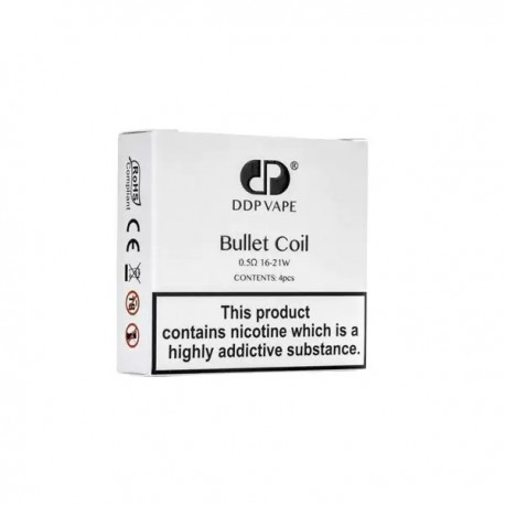 12x Résistances DDP VAPE Bullet pour EVO Tank 0.5Ω